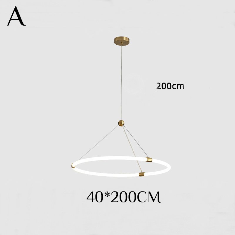 ORACLE Un candelabru inelar cu LED pentru dormitor