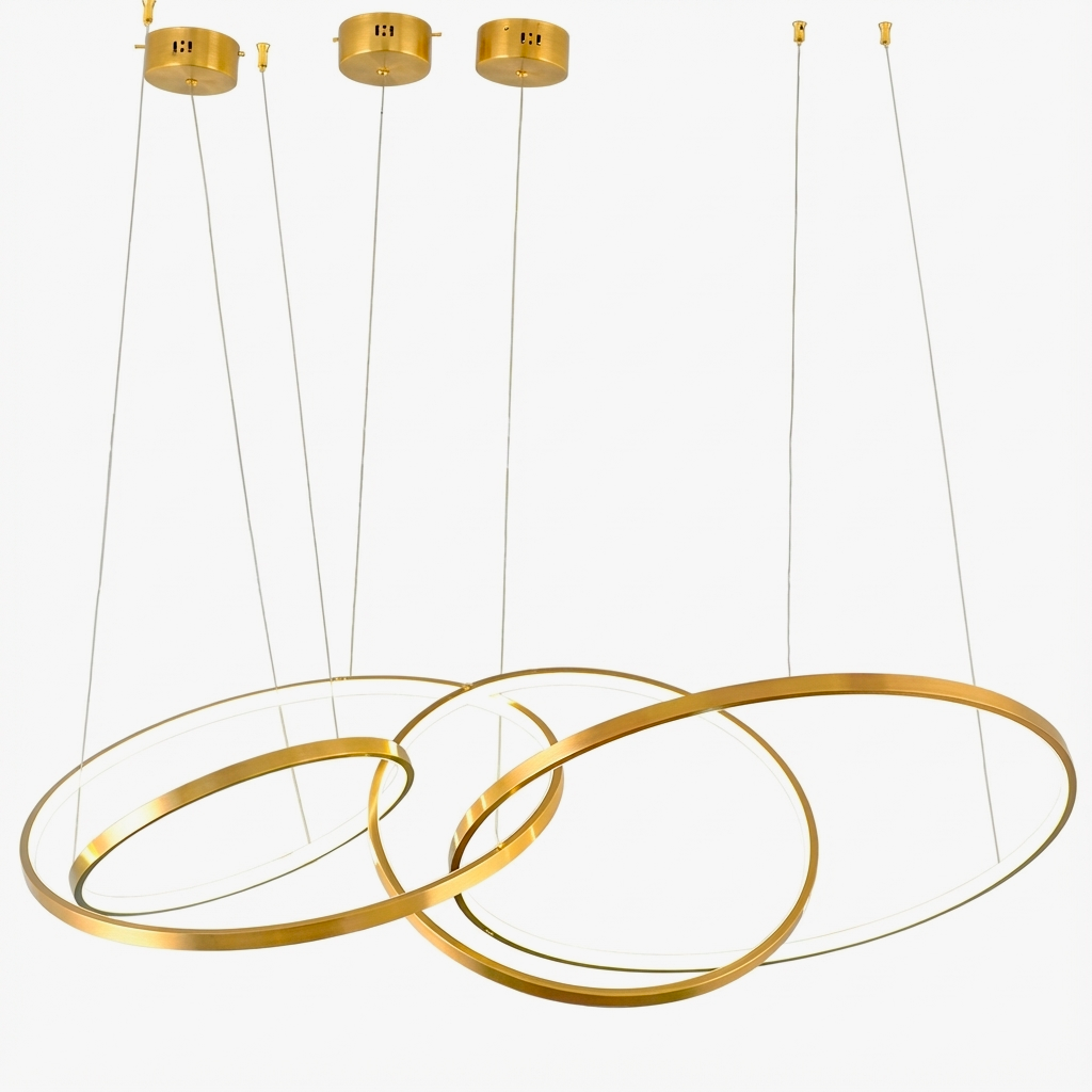 Candelabru inelar LED ORIZONTAL ORACLE Rings pentru hol