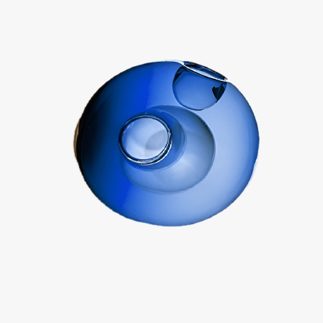 Aplica de sticlă Paradox, albastru regal