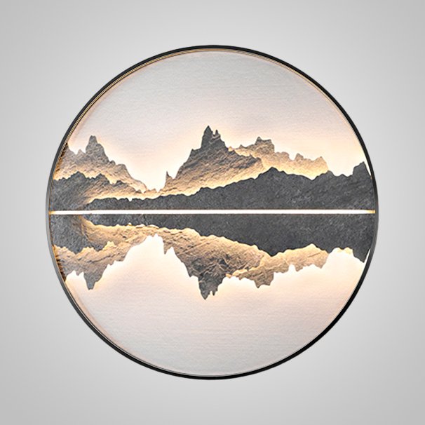 Lampă de perete DAWN B B D120 neagră