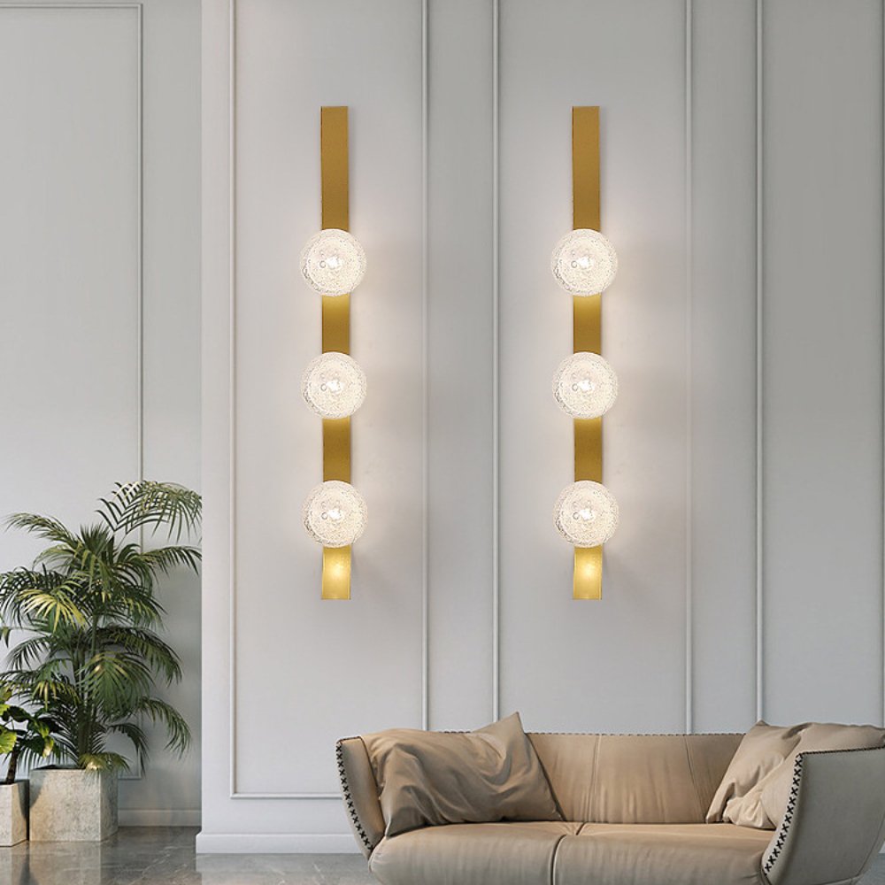 Lampă de perete LEROY LEEN WALL cu 3 lumini. Negru