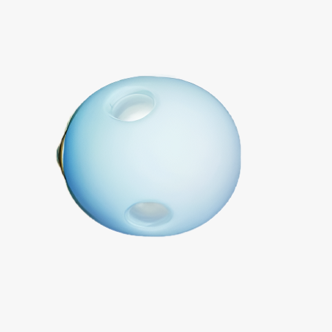 Aplica de sticlă Glass Paradox Squirrel Blue Glass