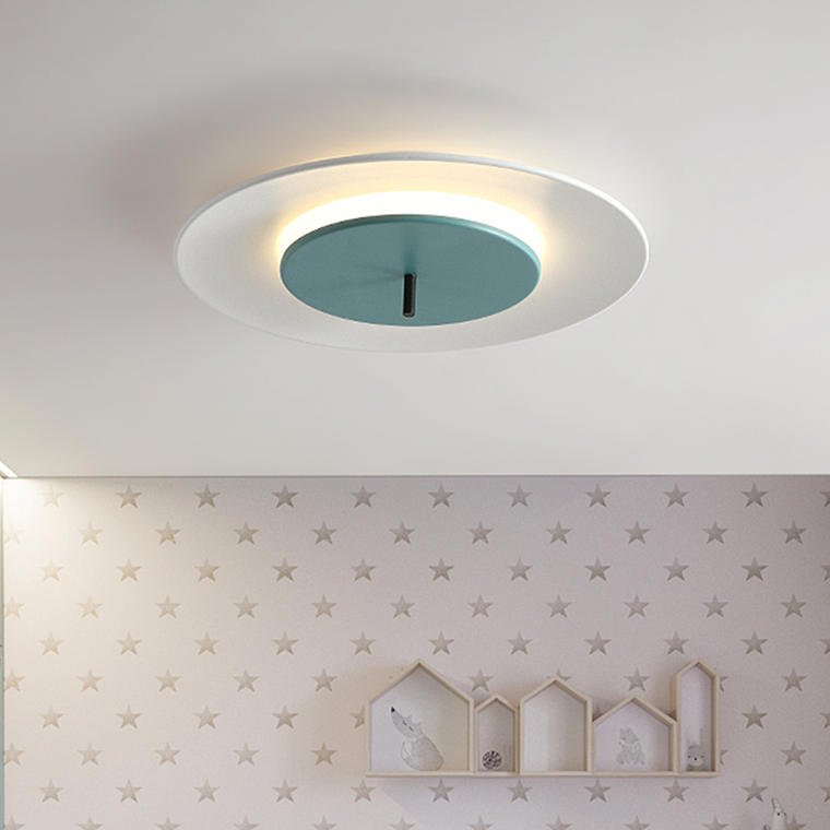 Lampă de tavan LED KNOB, roz