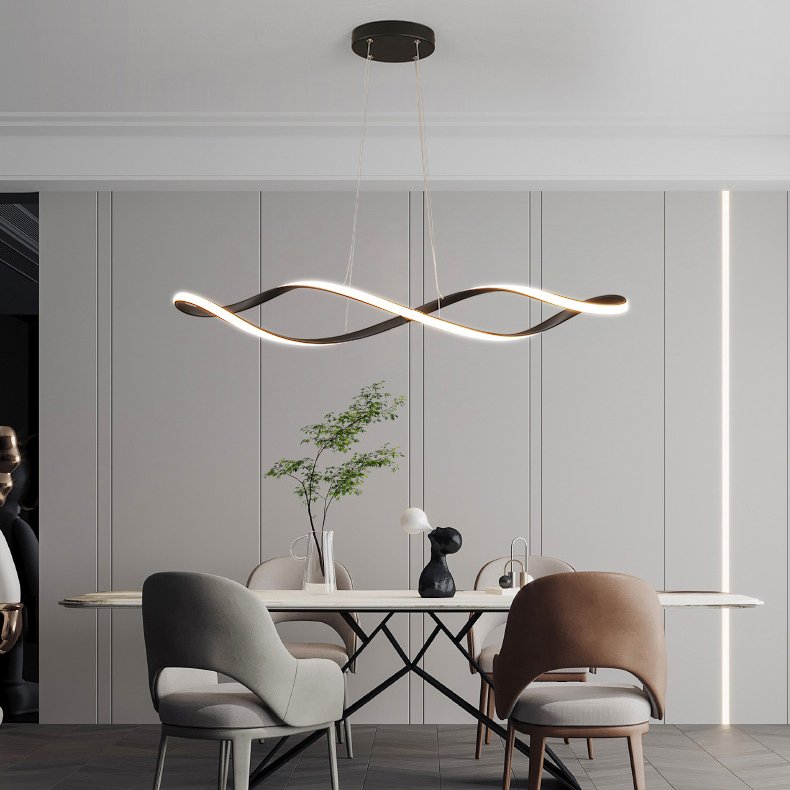 Candelabru LED CURL pentru dormitor