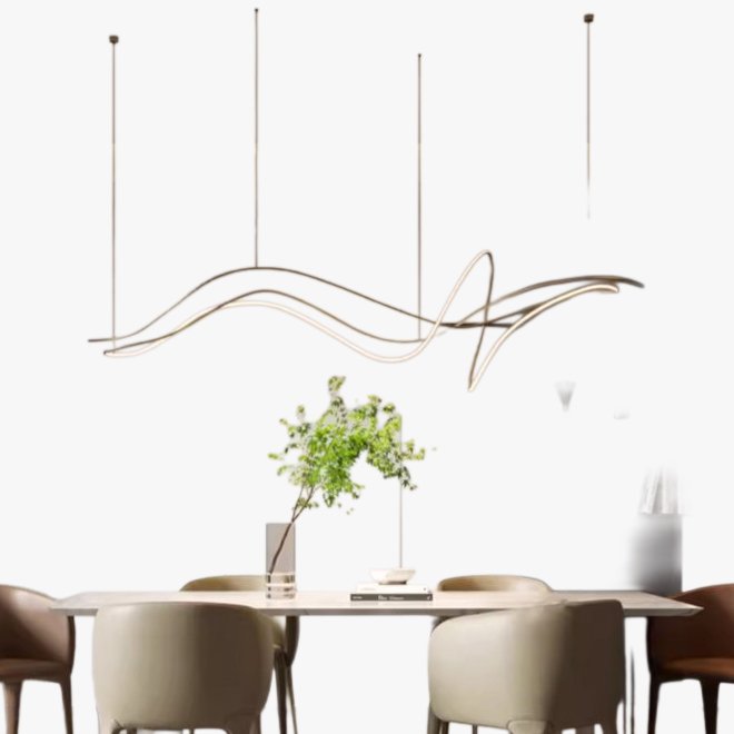 Lampă suspendată WAVE pentru hol