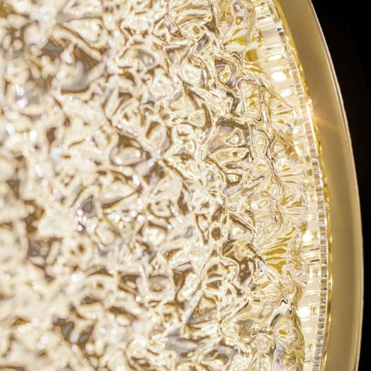 Lampă cu lamele LED COIN GOLD L pentru hol