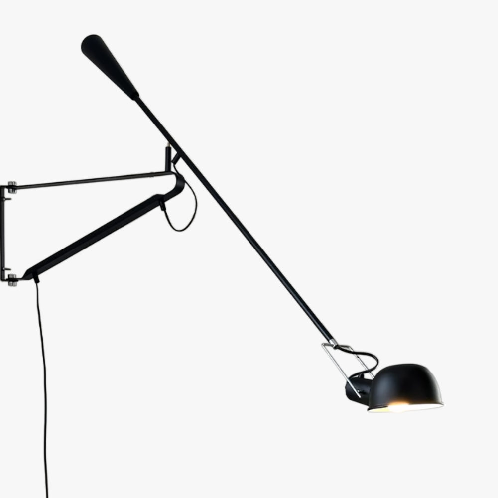 Lampă de perete mică neagră Glowcraft