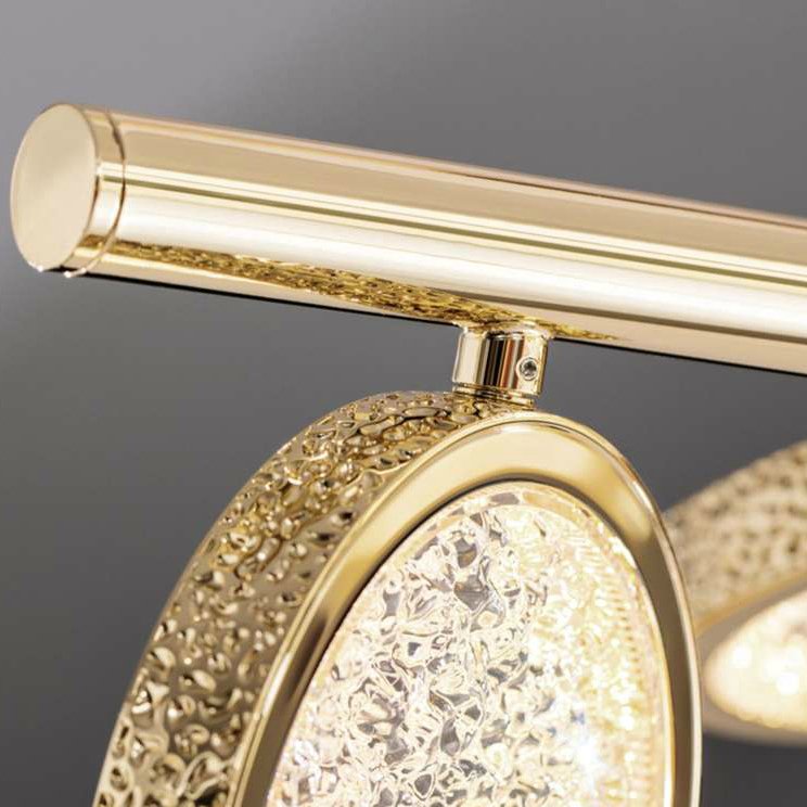 Lampă cu lamele LED COIN GOLD L pentru hol