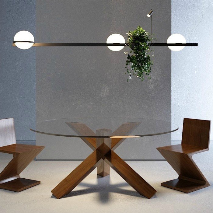 Candelabru PALMA VIBI LIGHTING 195cm pentru dormitor