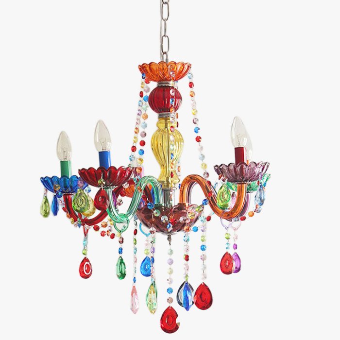 Candelabru Rainbow 3 pentru camera copiilor