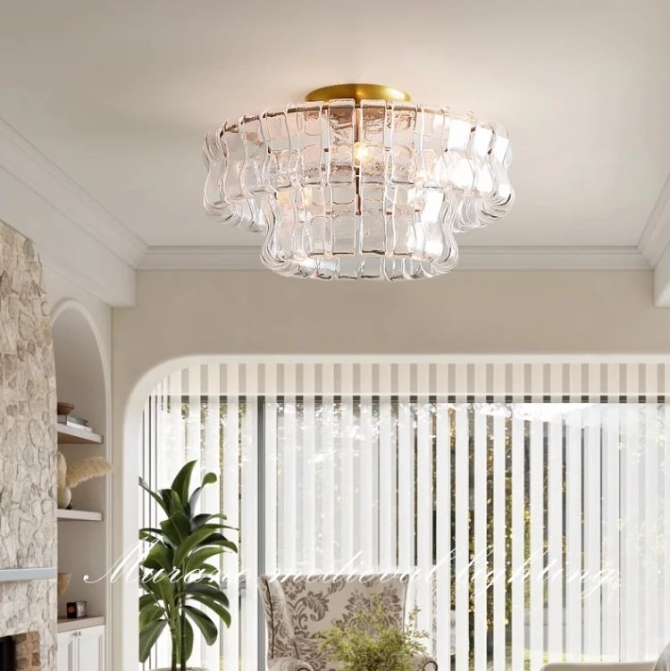 Candelabru de tavan Murano „Crystal Wave” 007