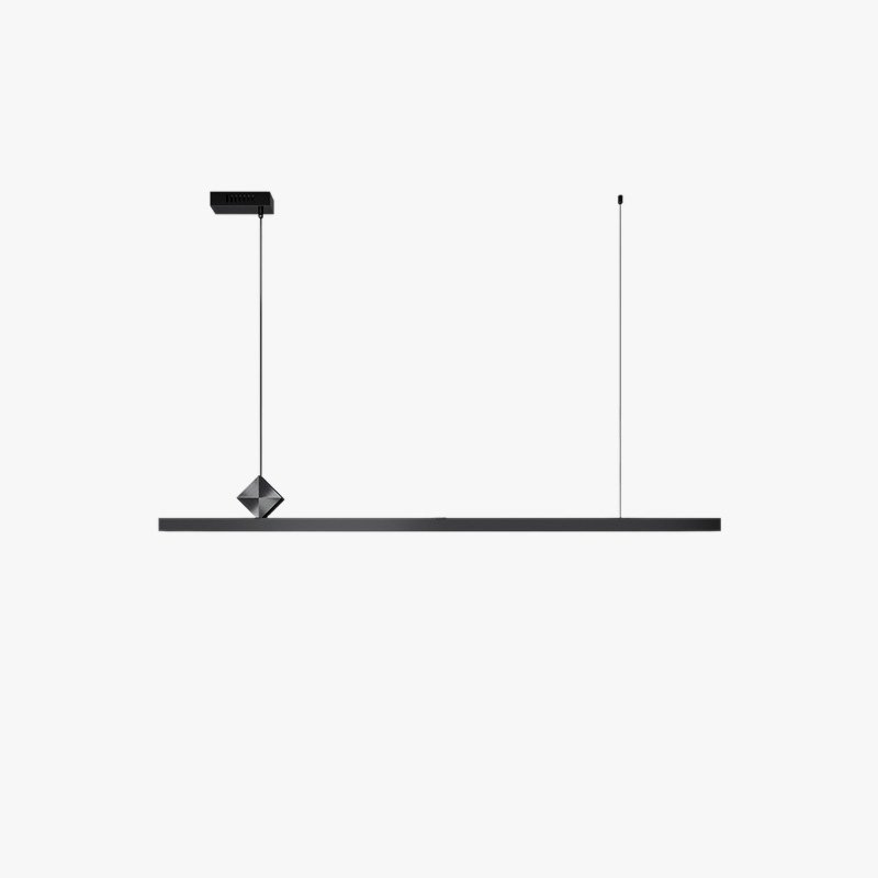 Corp de iluminat pe șină, în rând NORMA Tip A. Dimensiune L. Lumină tricoloră