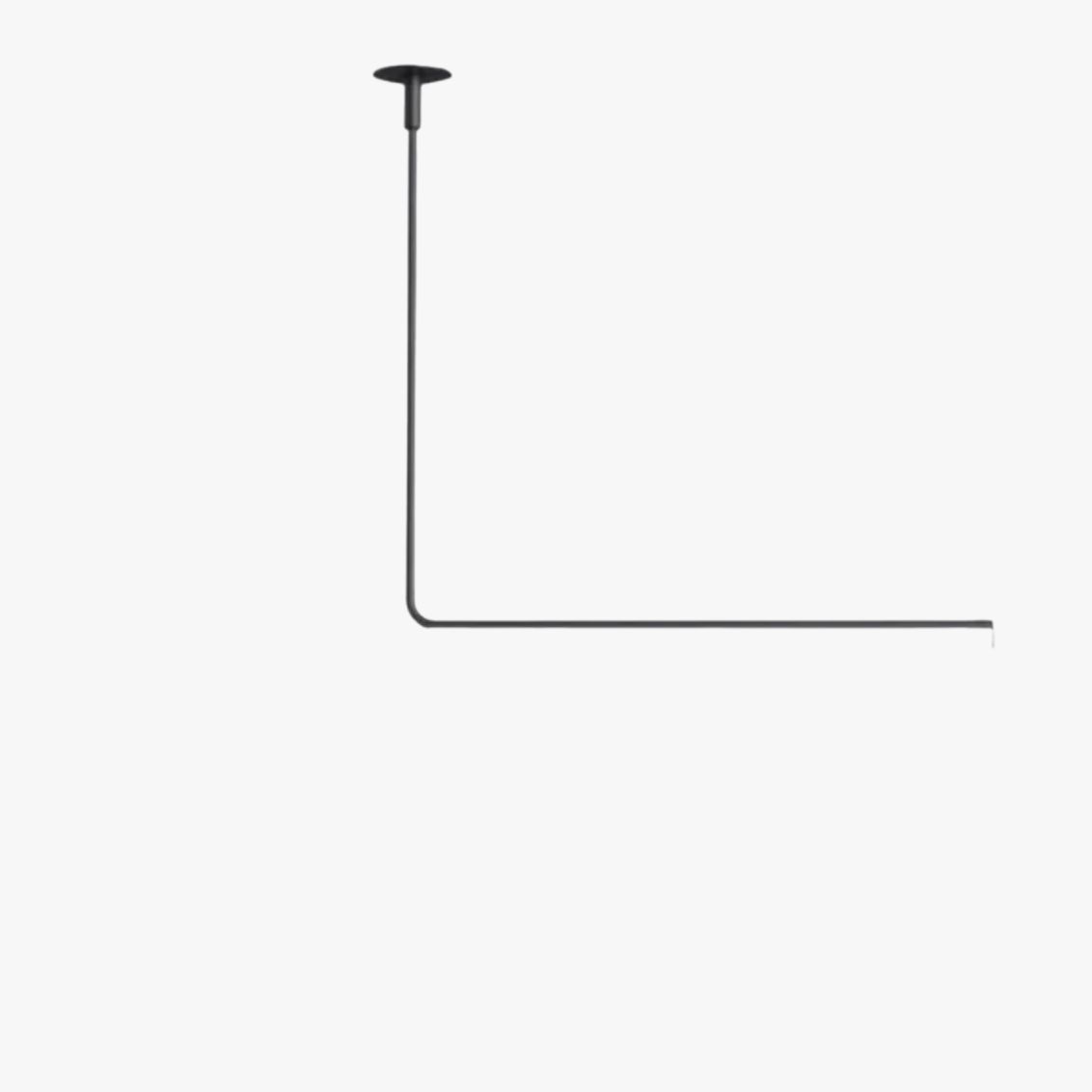 Lampă suspendată CISAK 150cm neagră