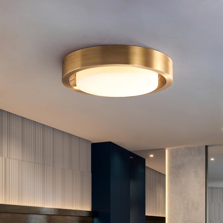 Lampă de tavan LED BUTTON GOLD