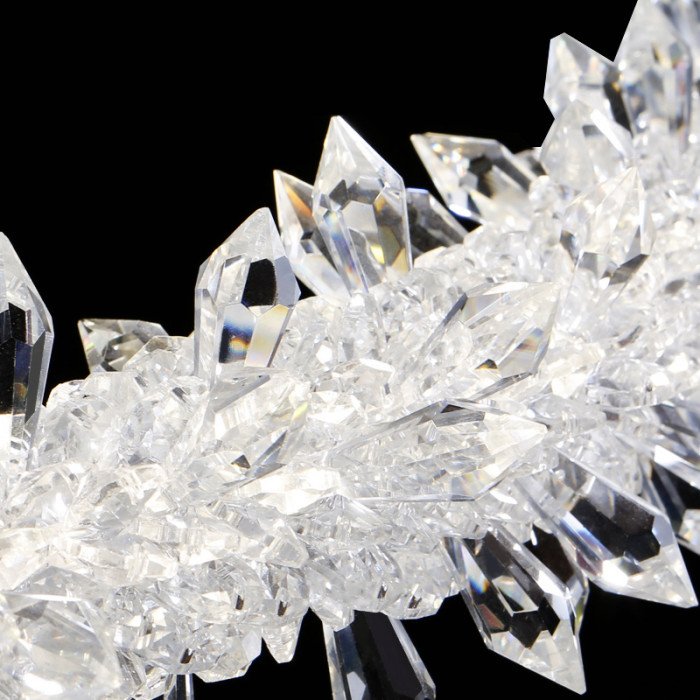 Candelabru inelar cu LED SIBYL 70 cm pentru sufragerie