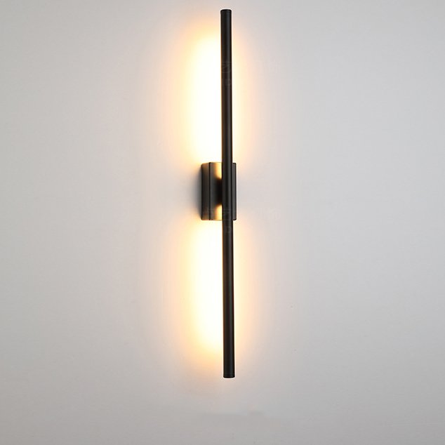 Aplică de perete BAND 80cm neagră - design