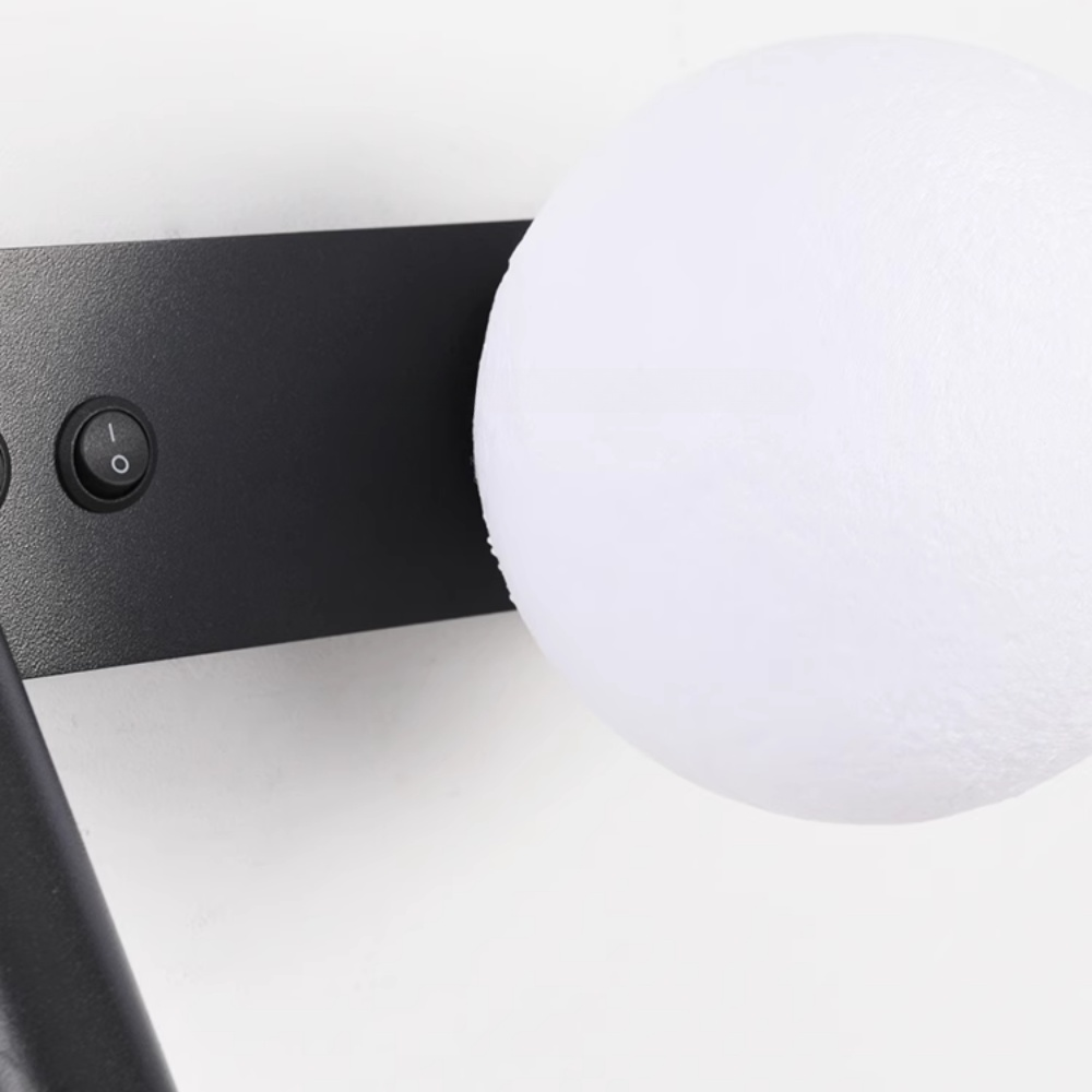 Aplica Retro Luxe, Neagră