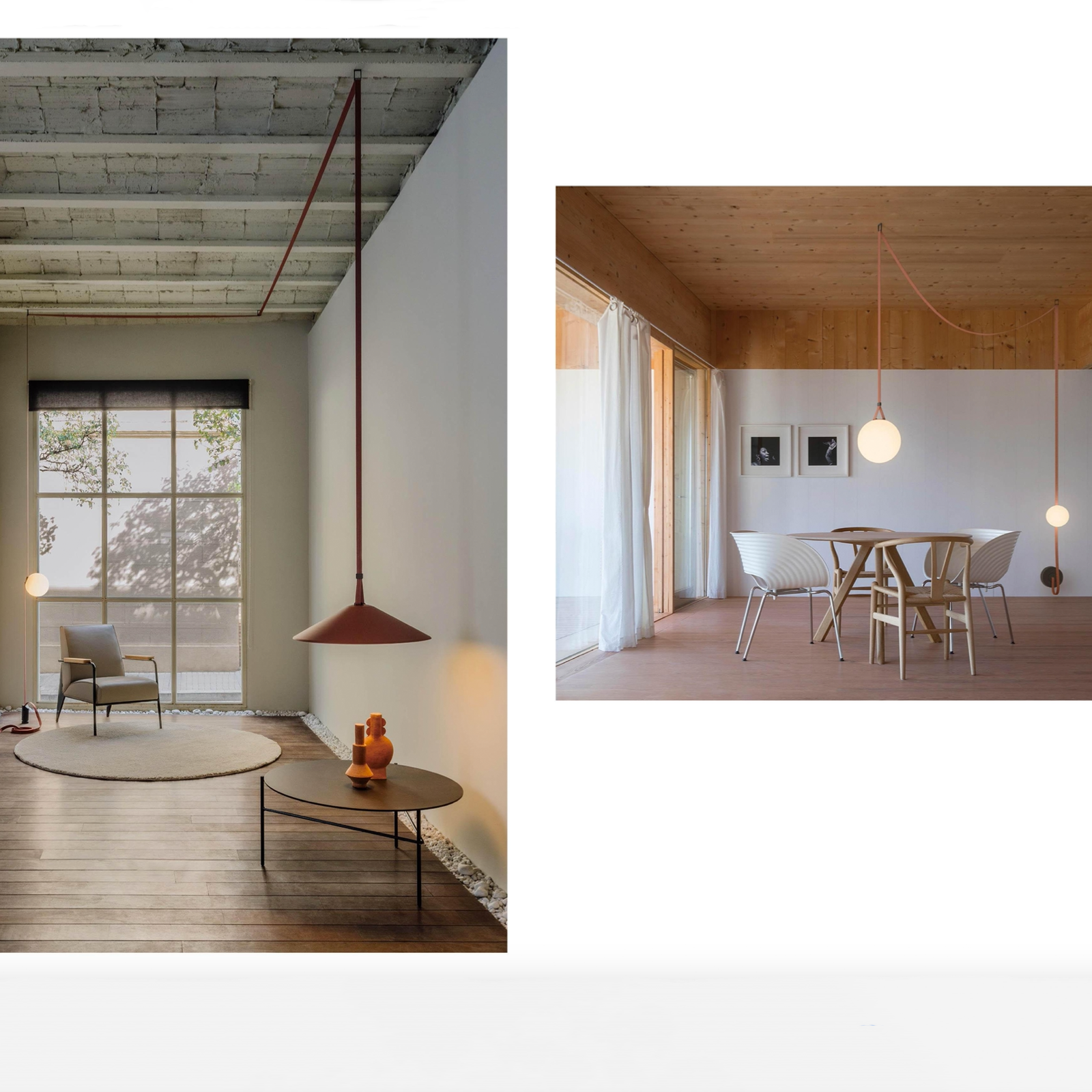 Lampă suspendată LUNA 30cm cu lanț