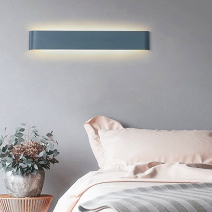 Aplice de perete BRICK COLOR 2, Negru, 40cm - Aplica