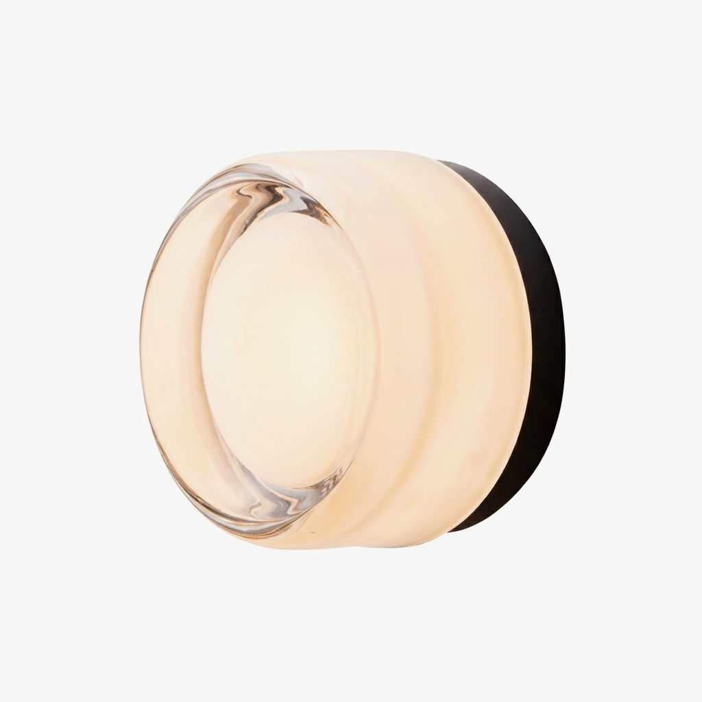 Aplică de perete DIMPLE albă lucioasă - design