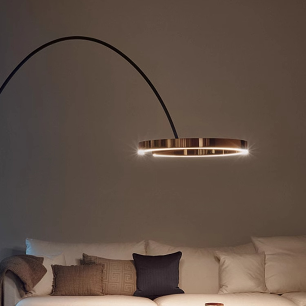 Lampă de podea Starlight Crown D60, neagră