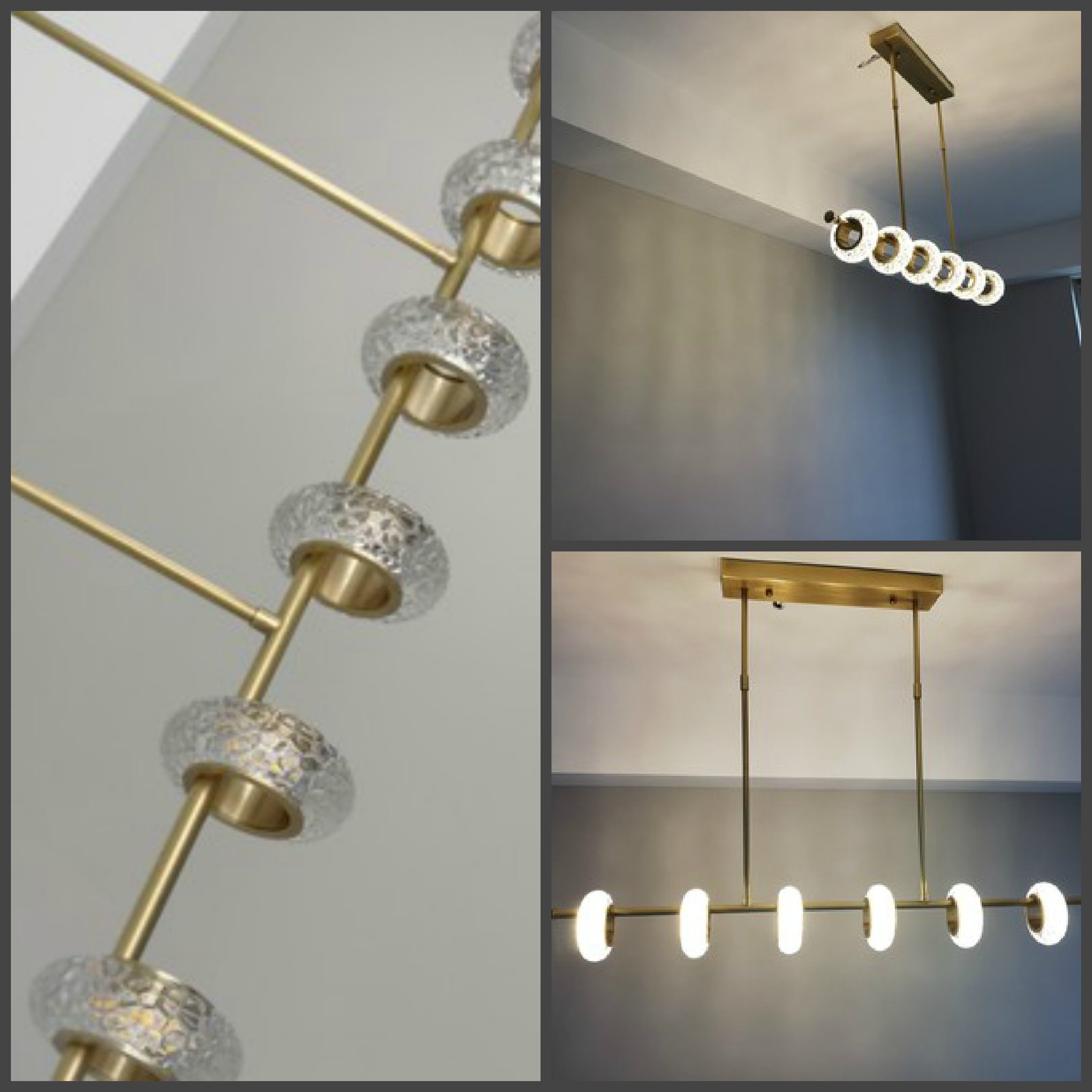 Lampă cu șipci LED STAME LONG pentru living