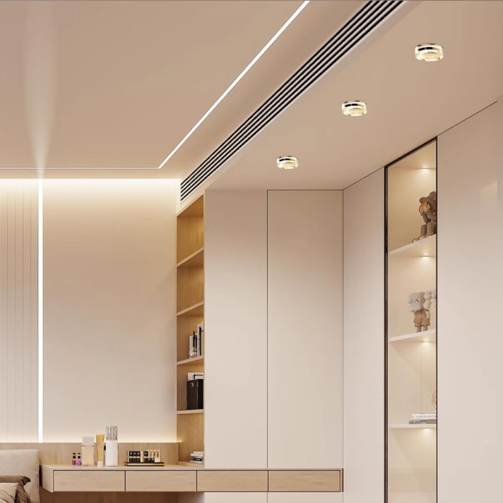 Spot AGE, culoare aurie, 7W, lumină caldă