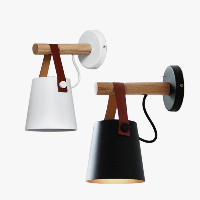 Aplică de perete NATURA C WALL neagră - lampă de perete de design