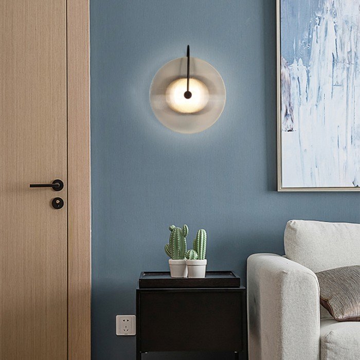 Aplică de perete EMMEN neagră - Aplica de perete