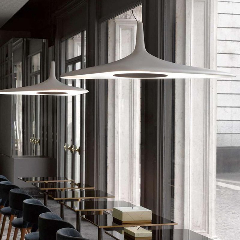 Lampă suspendată SOLEIL 80cm neagră