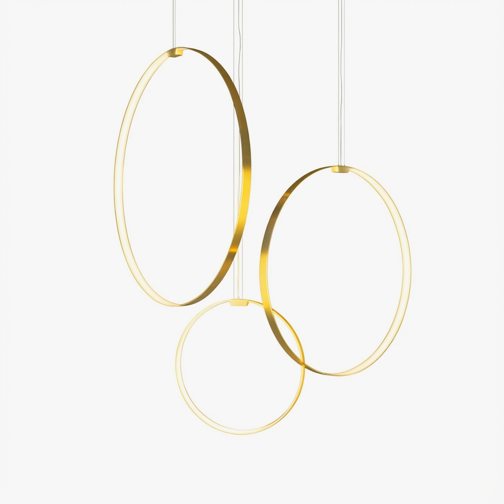 Candelabru cu inel vertical rotund zero pentru hol