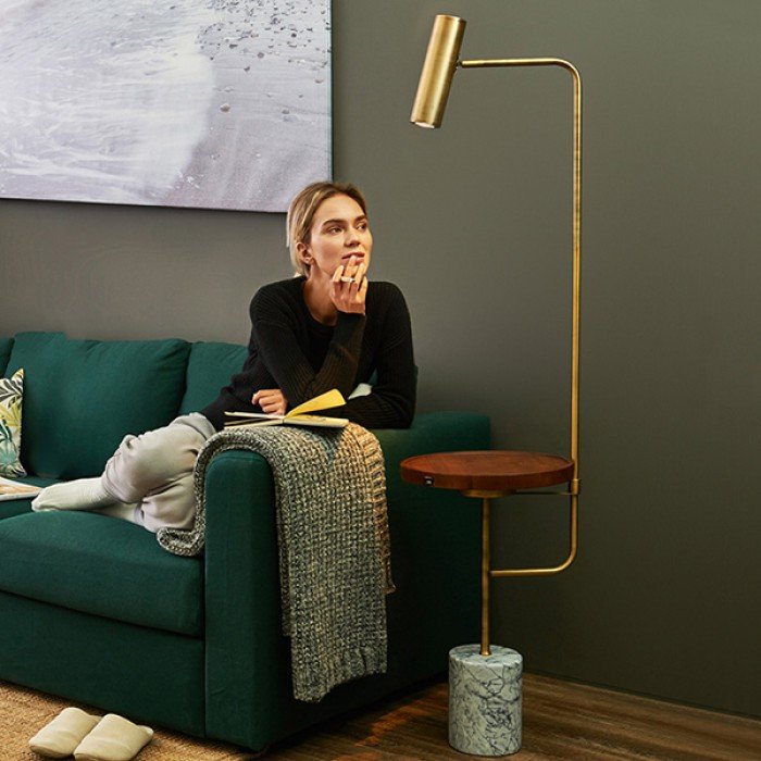 Lampă de podea TALSI PLATE