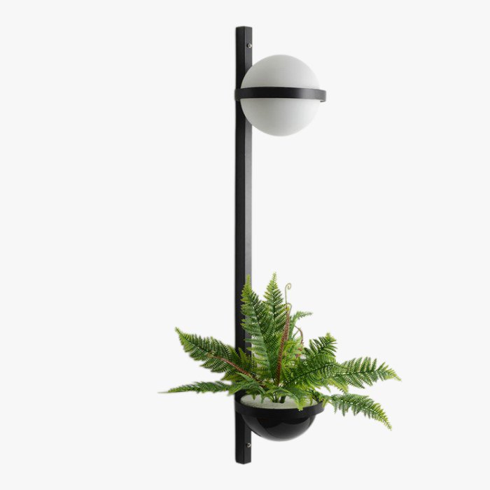 APLICE PALMA VIBI Aplică de perete F sferă + ghiveci 114 cm Aplică de perete - lampă de perete