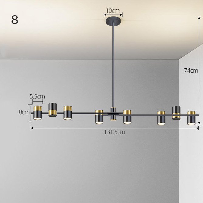 Lampă cu șipci CASA LONG pentru hol