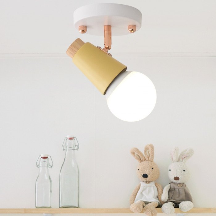 Aplică de perete rotativă - Albă - Aplică de perete