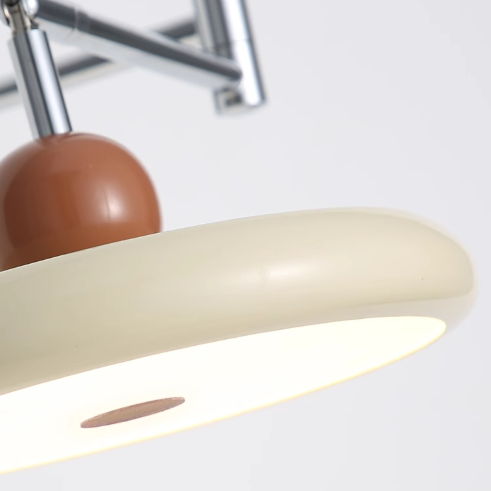 Lampă de perete Rapture din bronz tip B, culoare negru + nuc