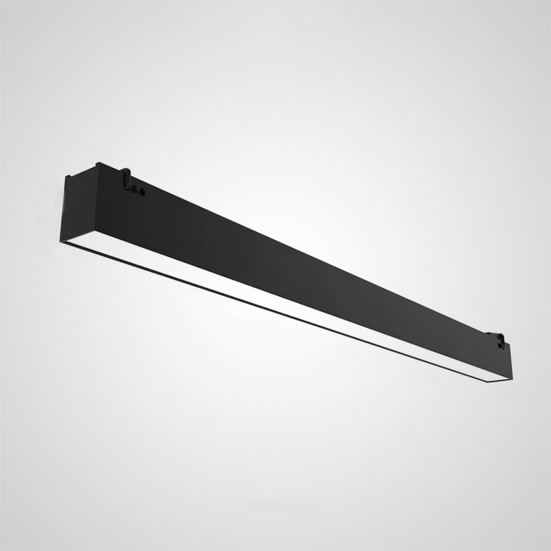 Lampă suspendată LED neagră cu DIFUZOR 95cm pentru hol