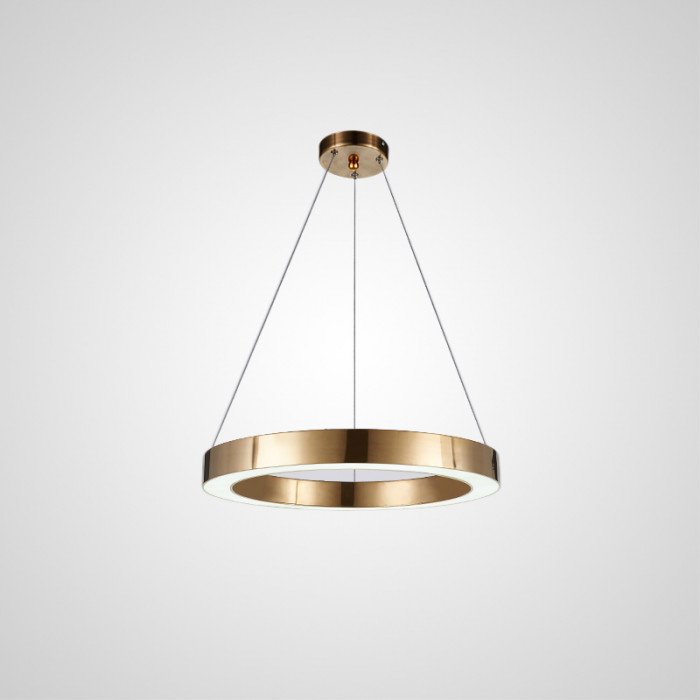 Inel LED (crom, aur, aur roz) Candelabru inelar pentru hol