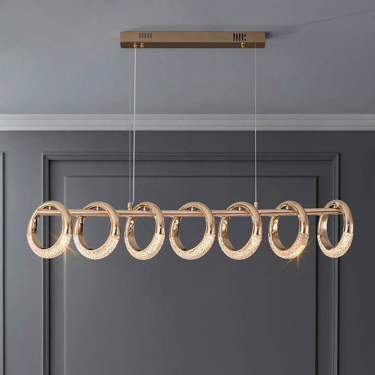 Lampă cu lamele LED BRIDE L pentru hol