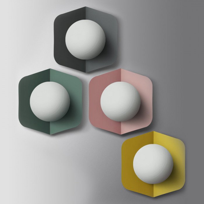 MACAROON Aplica de Perete Corp de iluminat pentru creșă by Anzazo