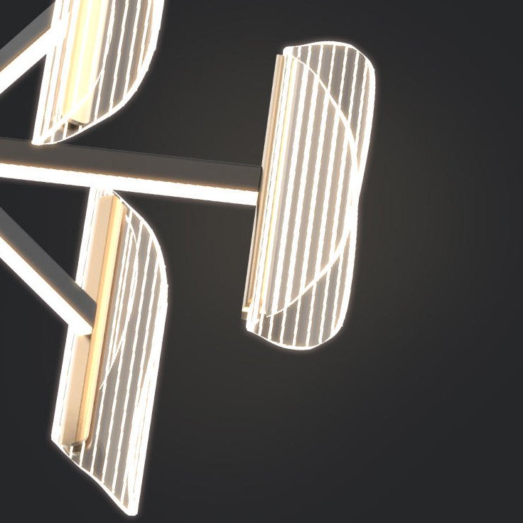 Lampă cu lamele LED MIRAGE 3 pentru hol