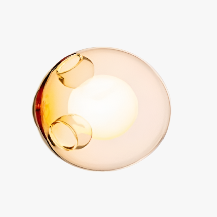 Aplica Paradox din sticlă, culoare chihlimbar