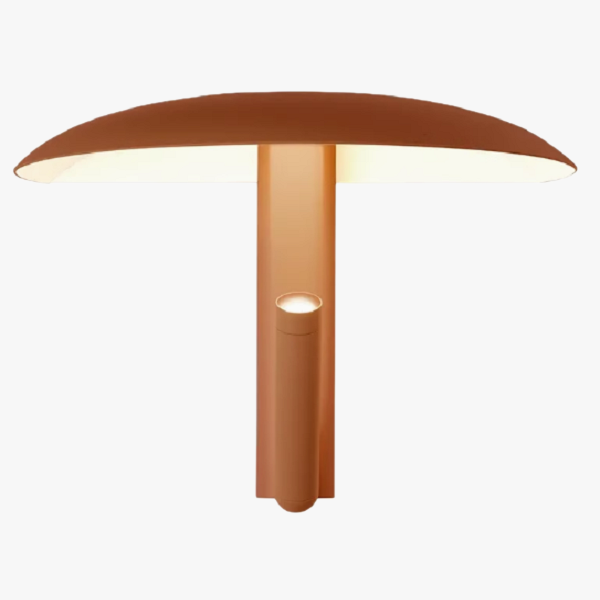 Lampă de perete Flicker Forge pentru cablare ascunsă, portocalie