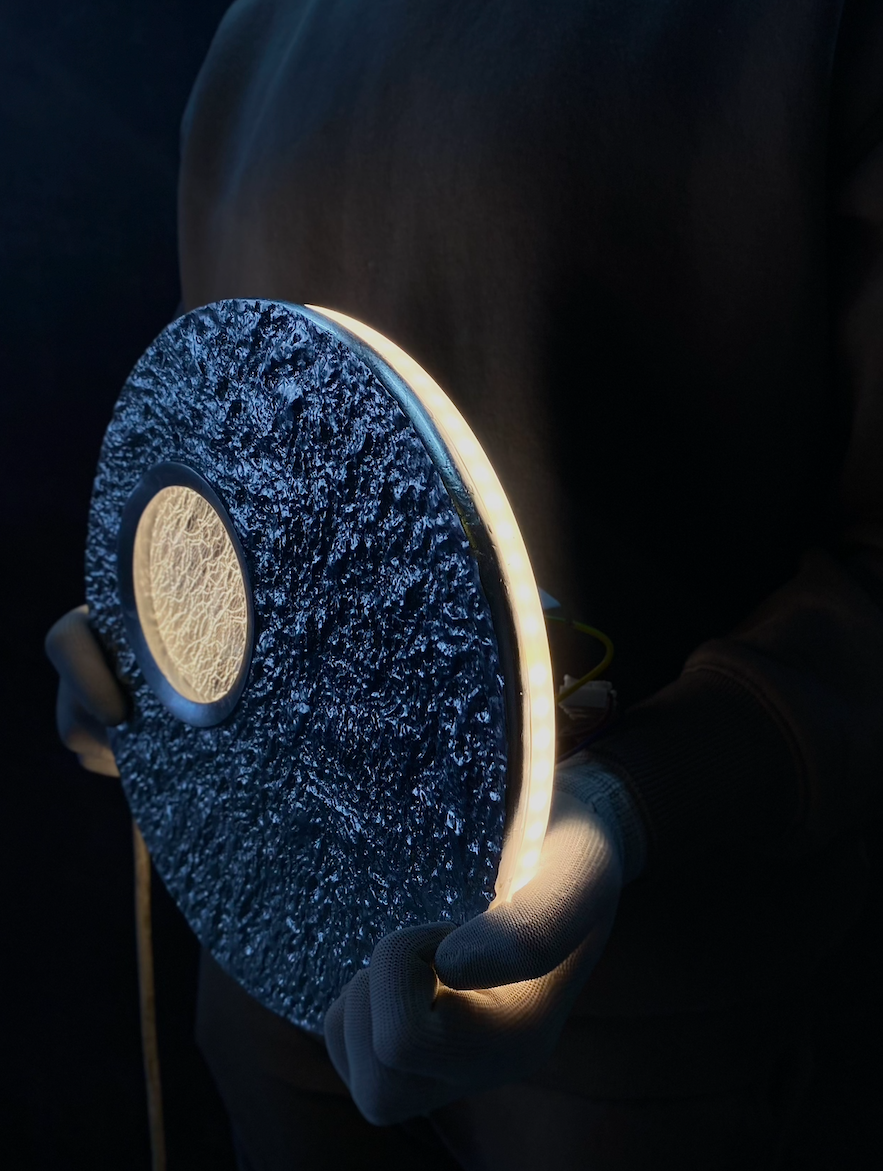 Aplică de perete FOIL argintie - Aplica