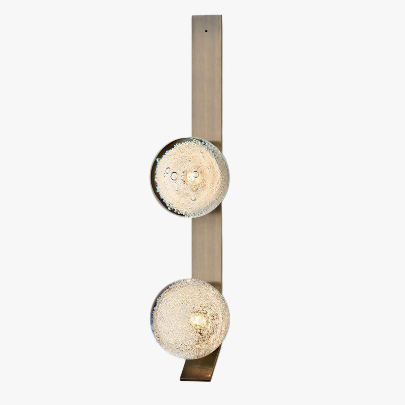 Aplica LEROY LEEN WALL cu 2 becuri. Culoare bronz.