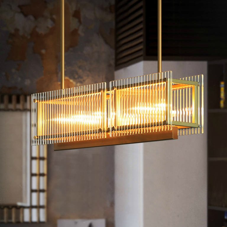 Lampă cu lamele LED SHINE GLASS pentru hol