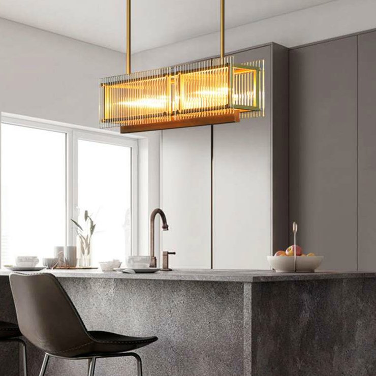 Lampă cu lamele LED SHINE GLASS pentru hol