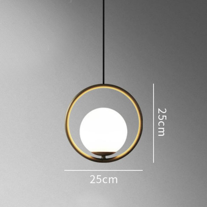 Lampă suspendată rotundă HOOP LG 40cm