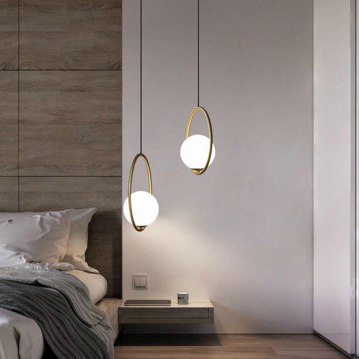 Lampă suspendată rotundă HOOP LG 40cm