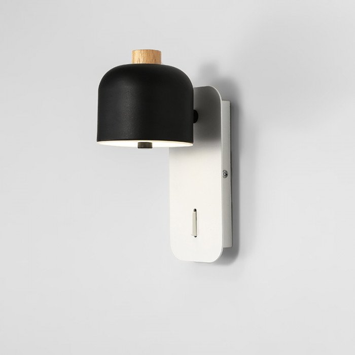 Aplică de perete STILLE neagră - design